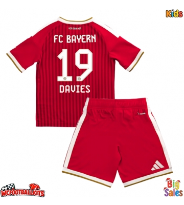 Bayern Munich Alphonso Davies #19 Replica Home Stadium Kit for Kids 2026-27 Short Sleeve (+ pants)
